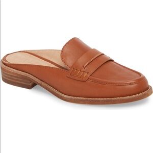 Madewell Brown Leather Loafers Sz 7